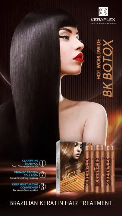 BK Brazilian Keraplex Botox Straightening Keratin Hair Treatment