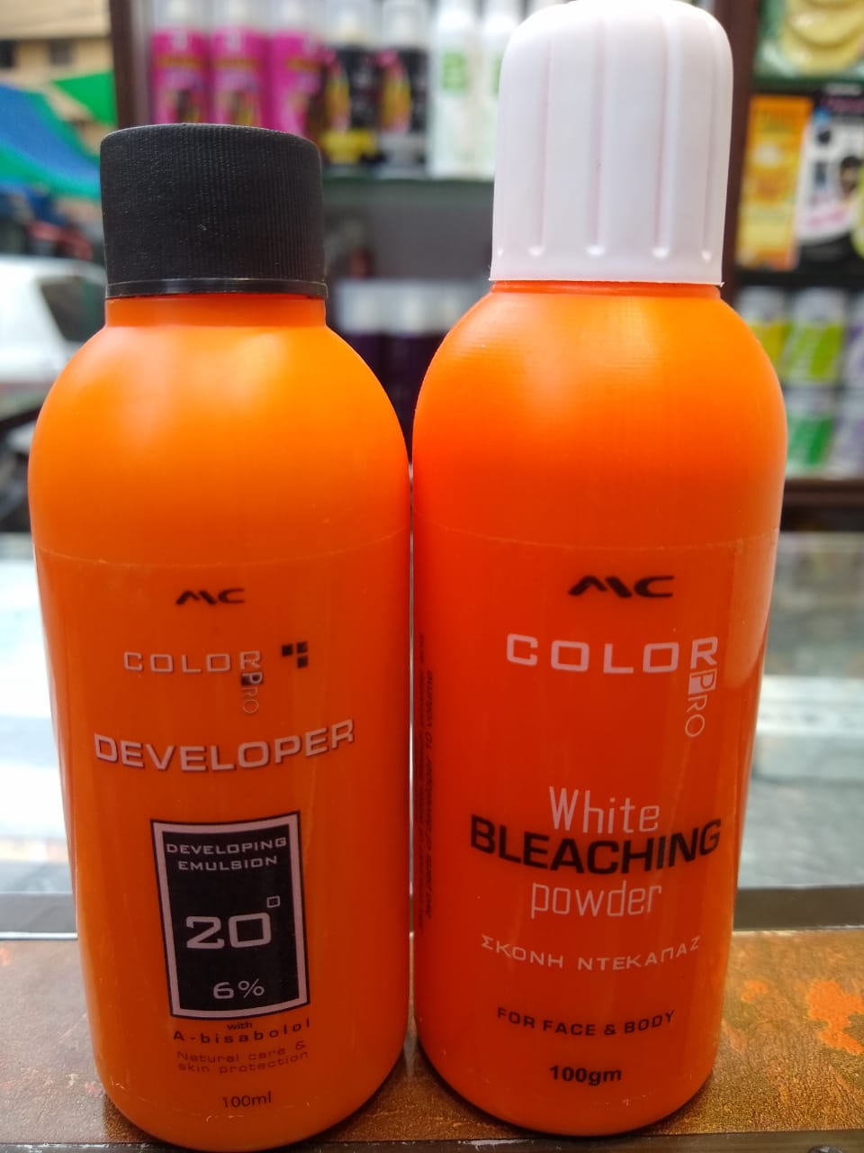 Color Pro *Whitening Bleach Set White Powder with 20vol, Made in Greece 💯 Original