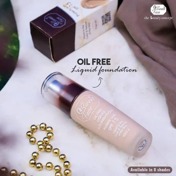 Sweet Face Perfect Coverage Liquid Foundation Waterproof And Oil Control