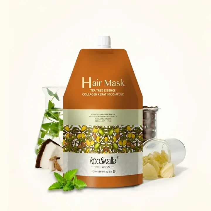 Kooswalla Tea Tree Collagen Keratin Complex Straightening Hair Mask 500ml