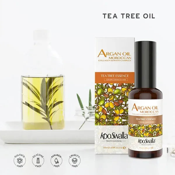 Kooswalla Tea Tree Argan Oil Collagen Keratin Complex For Damage Hair Serum 50ml
