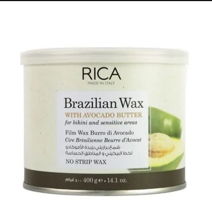 Rica Brazilian Wax Avocado Butter Non-Strip Wax - 400ML