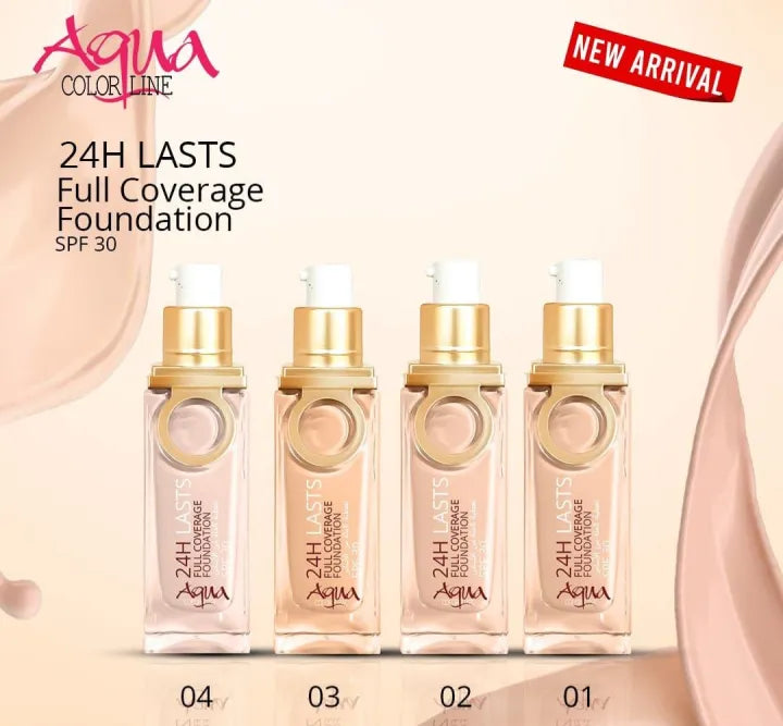 Aqua ColorLine 24H Last Spf30 Full Coverage Foundation