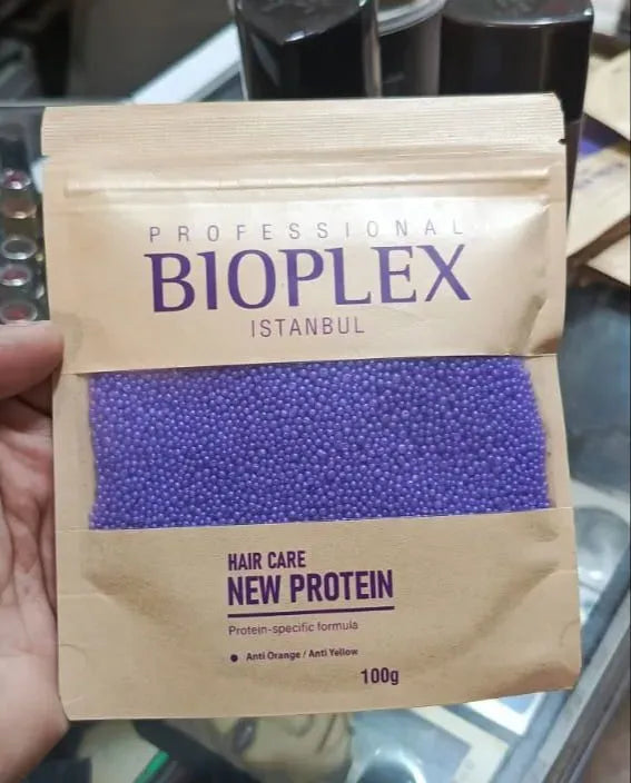 100g Bioplex Blue hair strengthening protein Treatment No Damaged Hair For Bleaching and Colouring Blue Protein Balls