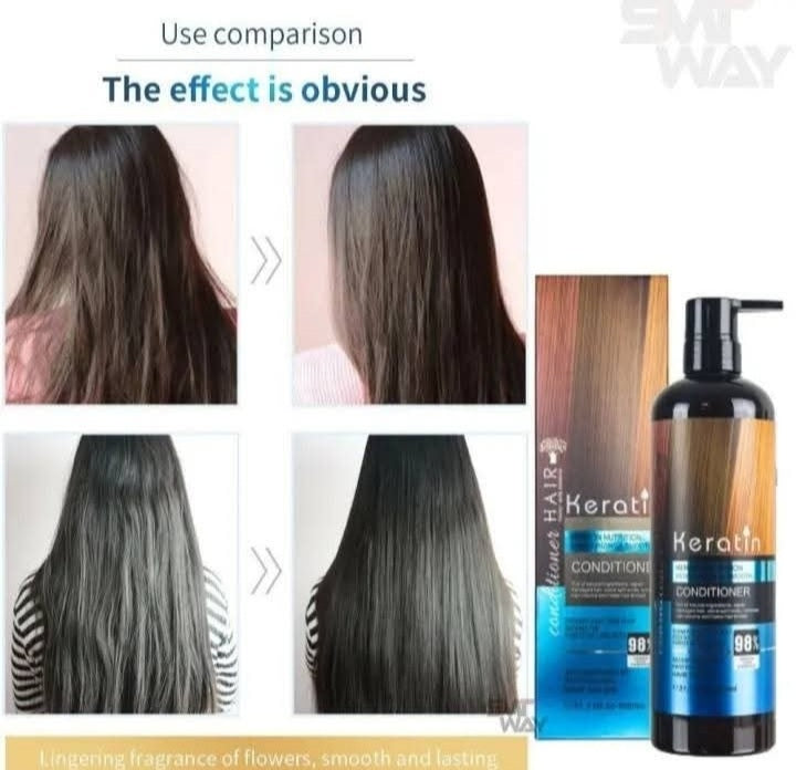 Keratin Hair Treatment Shampoo ,HairMask & Serum Pack of 3