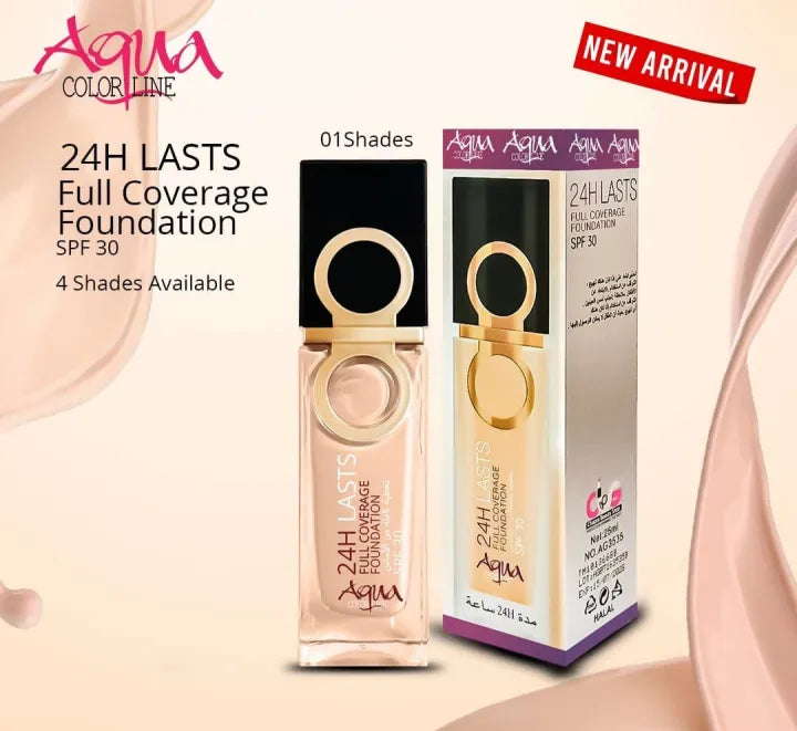 Aqua ColorLine 24H Last Spf30 Full Coverage Foundation