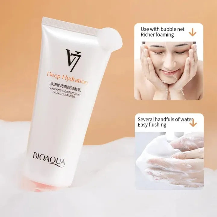 V7 Deep Hydration Moisturizing Facial Cleanser