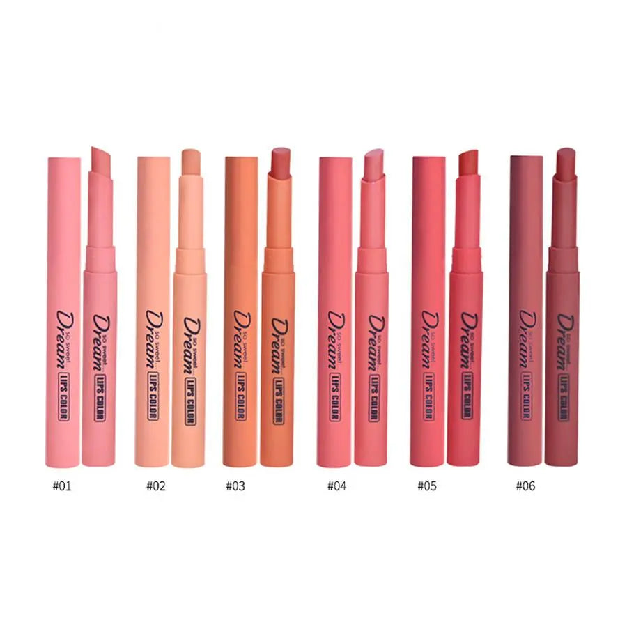 Heng Fang Refreshing Matte Color Lipstick 6pc Set