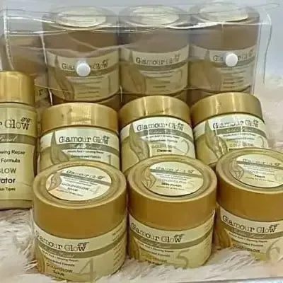 Glamour Glow 24K Gold Ultra Glowing Facial Kit Jar 100ml