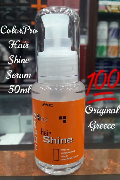 Color Pro 50ml Hair Shine Serum With Ceramide & AminoAcids Made In Greece 💯 Original