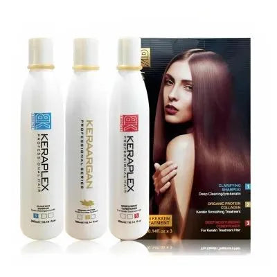 Keraplex Professional Brazilian Straightening Keratin Hair Treatment Kit 