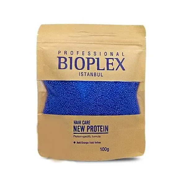 100g Bioplex Blue hair strengthening protein Treatment No Damaged Hair For Bleaching and Colouring Blue Protein Balls
